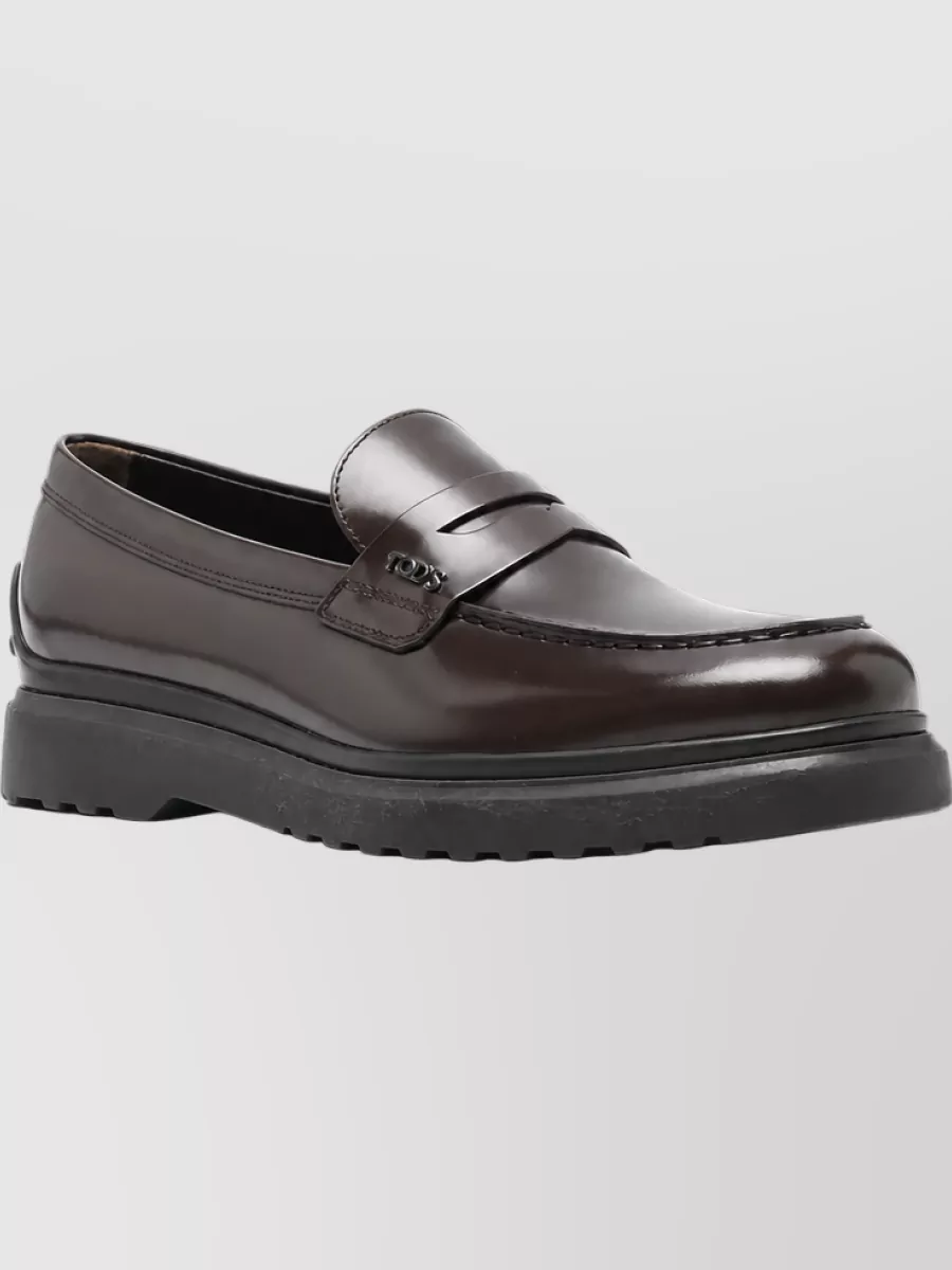 Tod's Leather Calgary Loafers