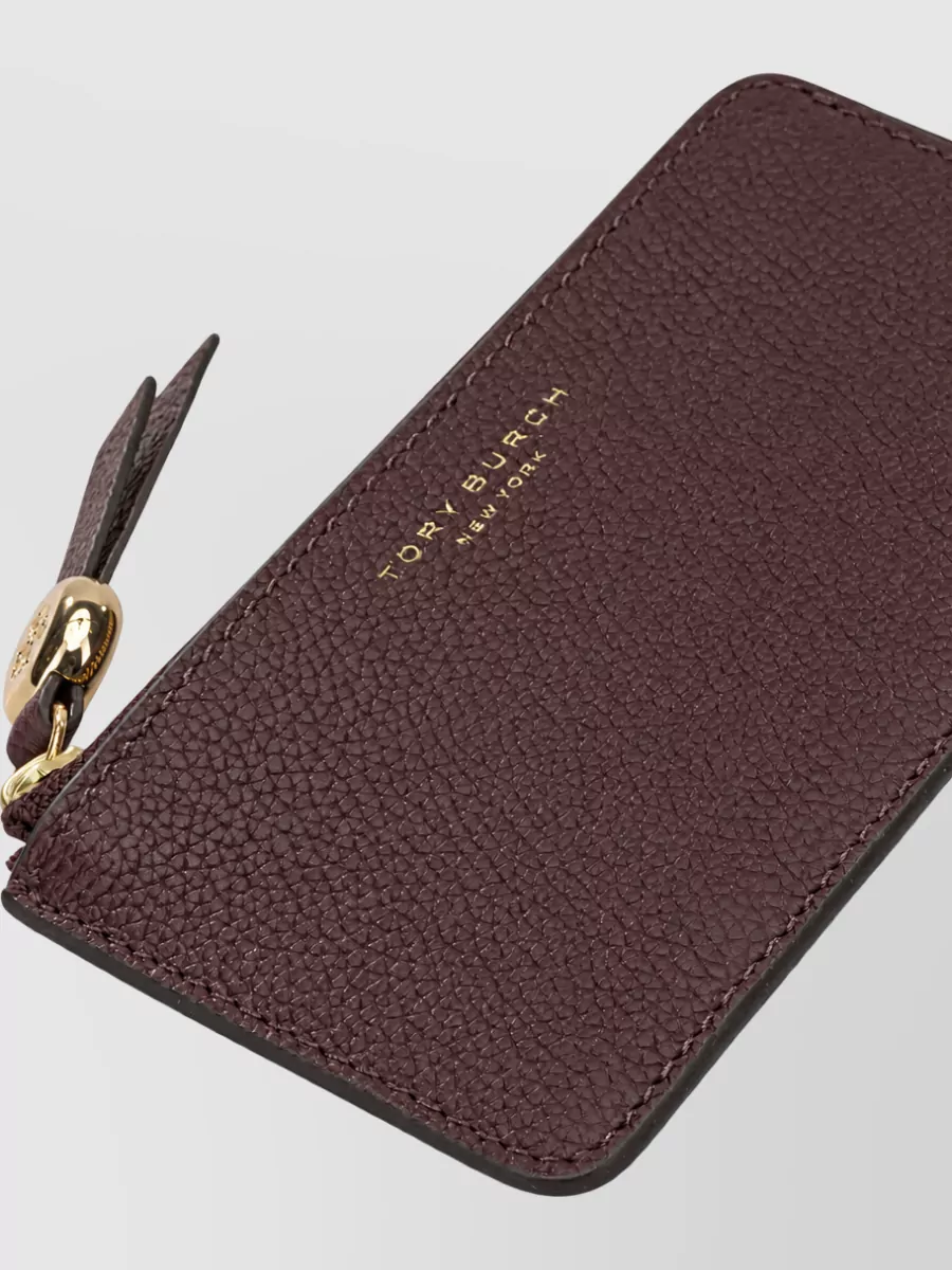 Tory Burch Leather Romy Card Holder
