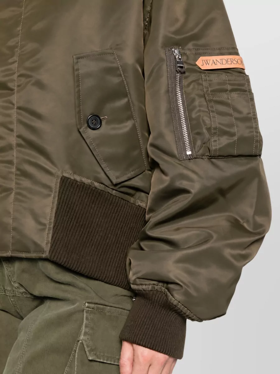 Jw Anderson Nylon Oversized Bomber Jacket