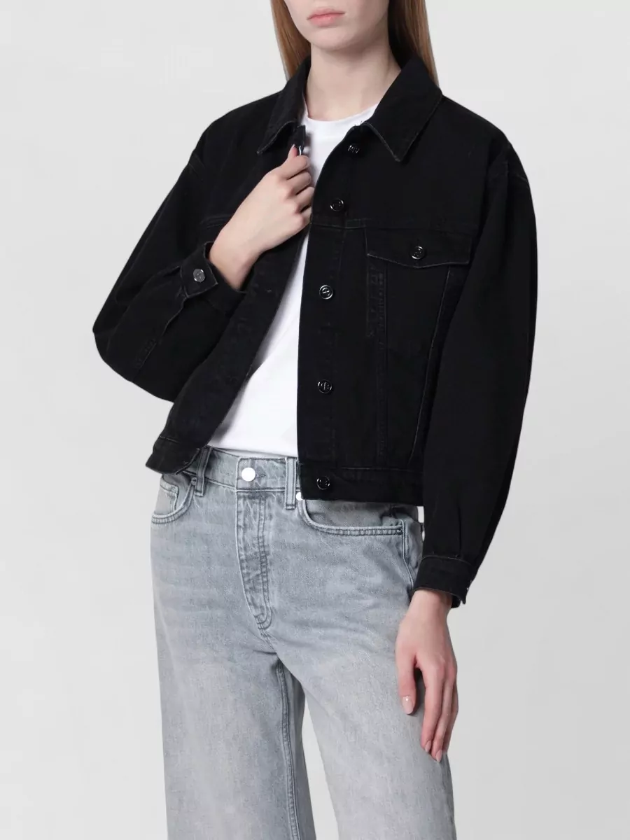 Anine Bing cropped denim jacket