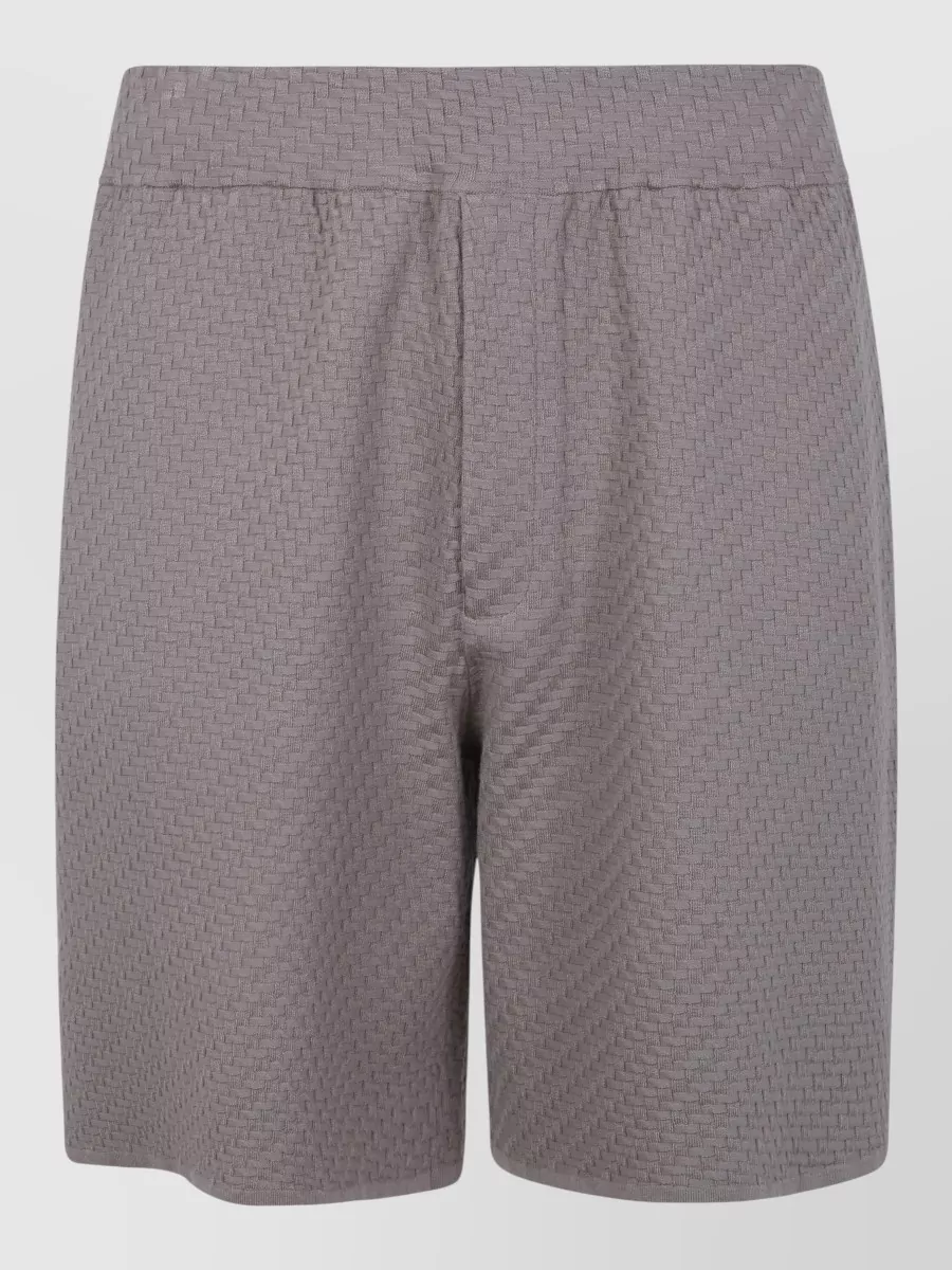 Emporio Armani Regular-Fit Straight-Leg Bermuda Trousers