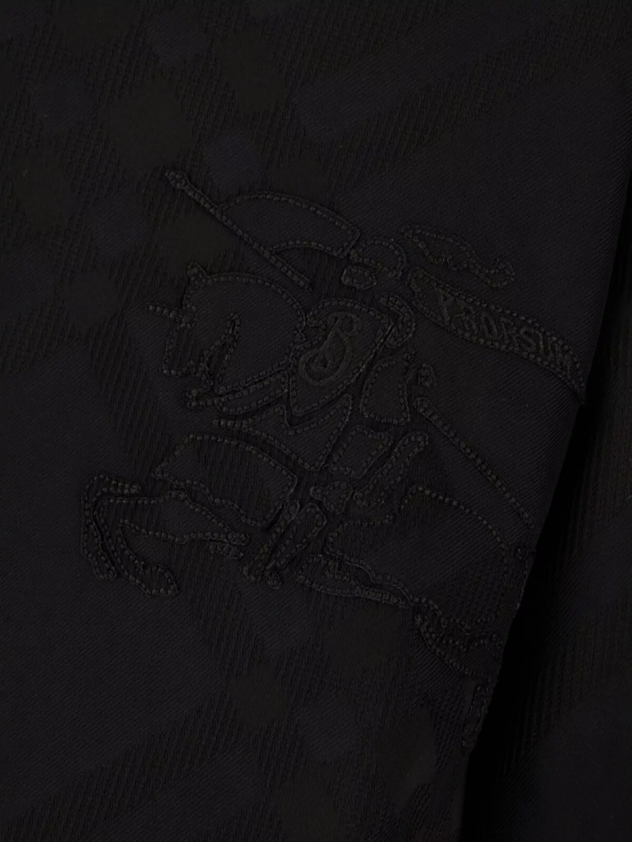 Burberry Nylon Jacket With Geometric Pattern And Hood