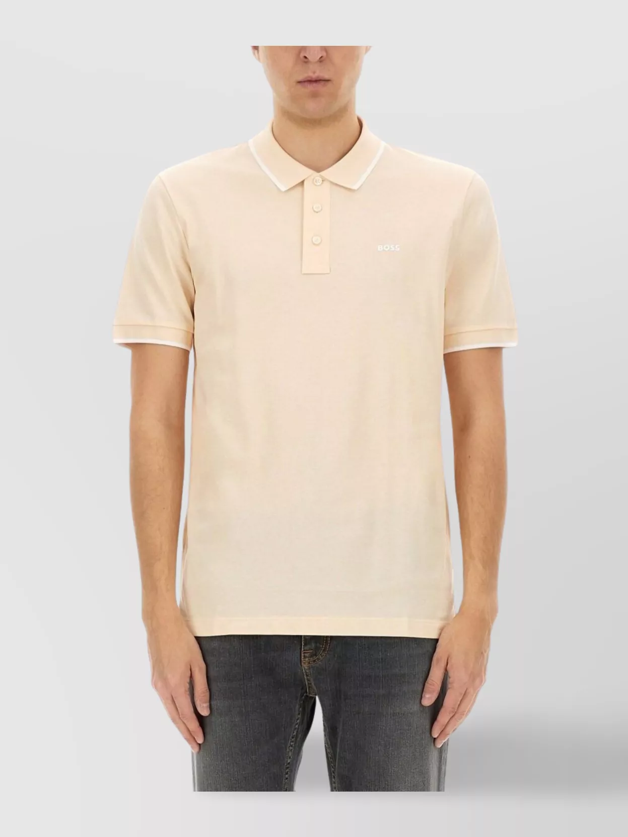 Boss Polo Shirt In Cotton