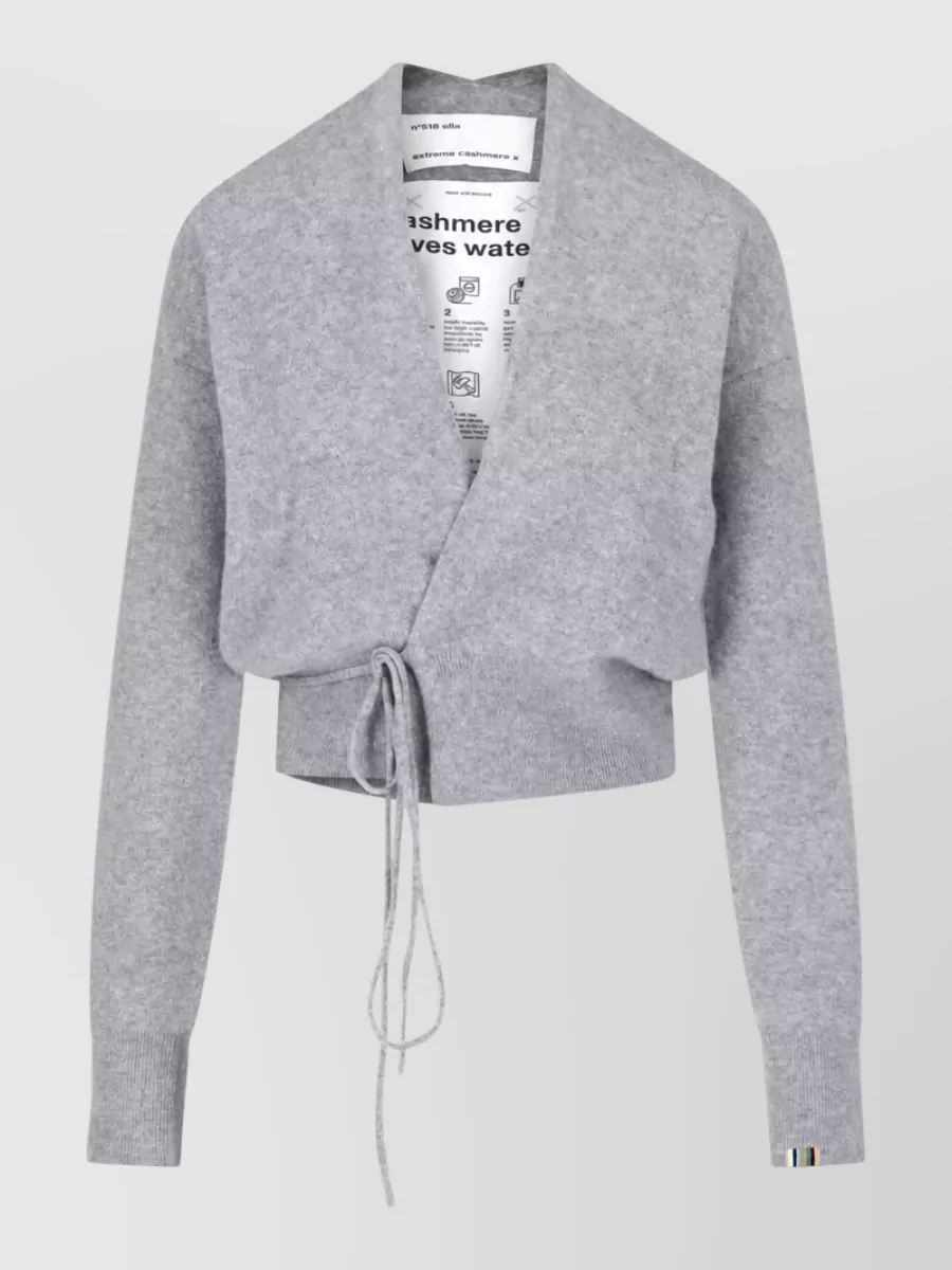 Extreme Cashmere cashmere crewneck fitted jacket