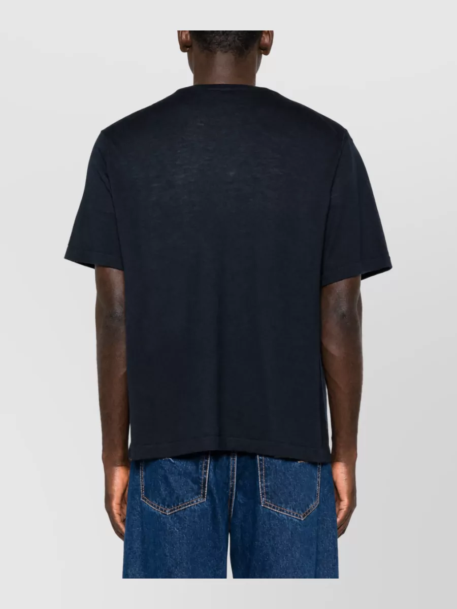 Lisa Yang Cashmere V-Neck Short-Sleeve T-Shirt
