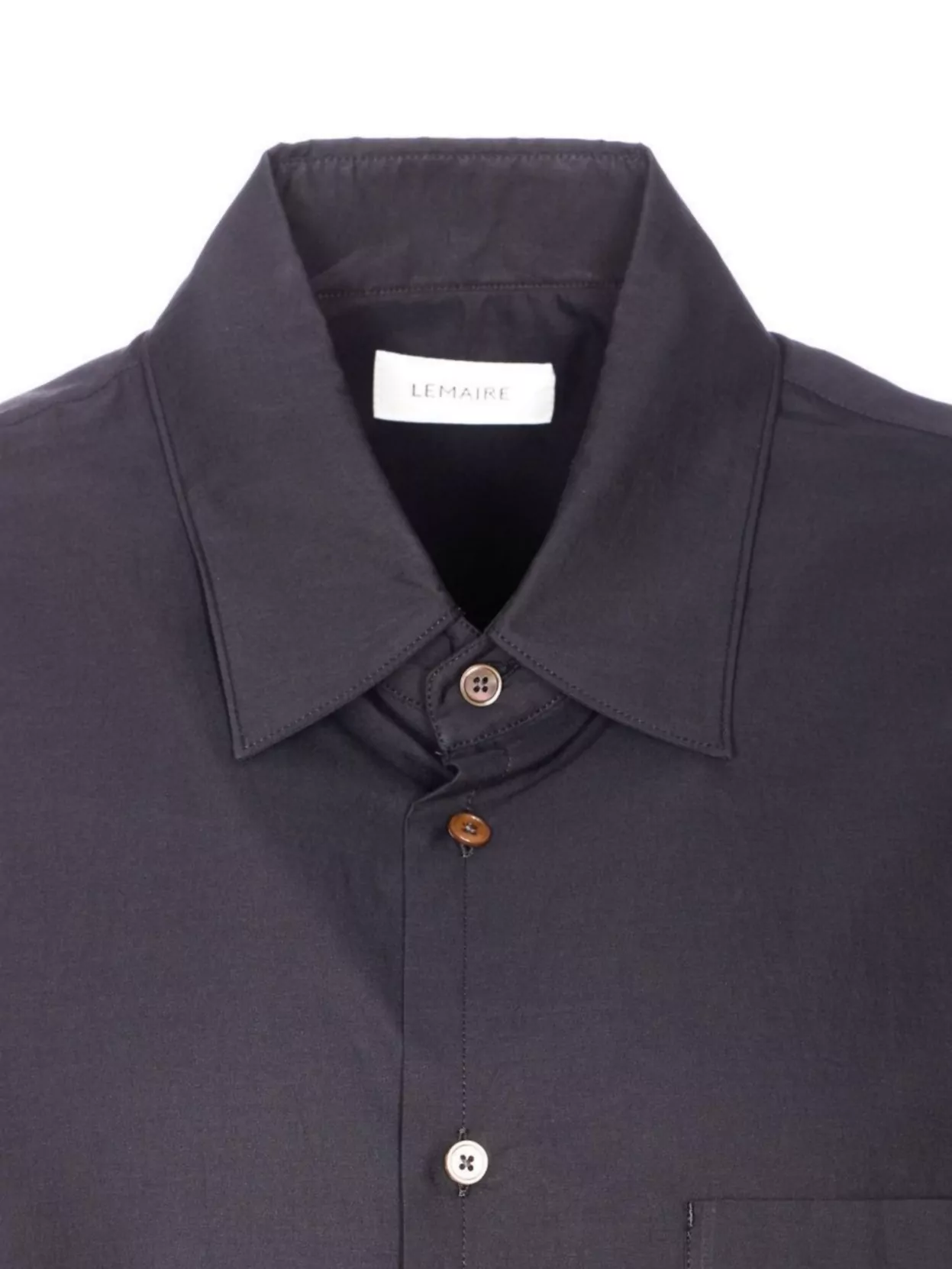 Lemaire Regular Fit Button-Down Shirt Front Pocket