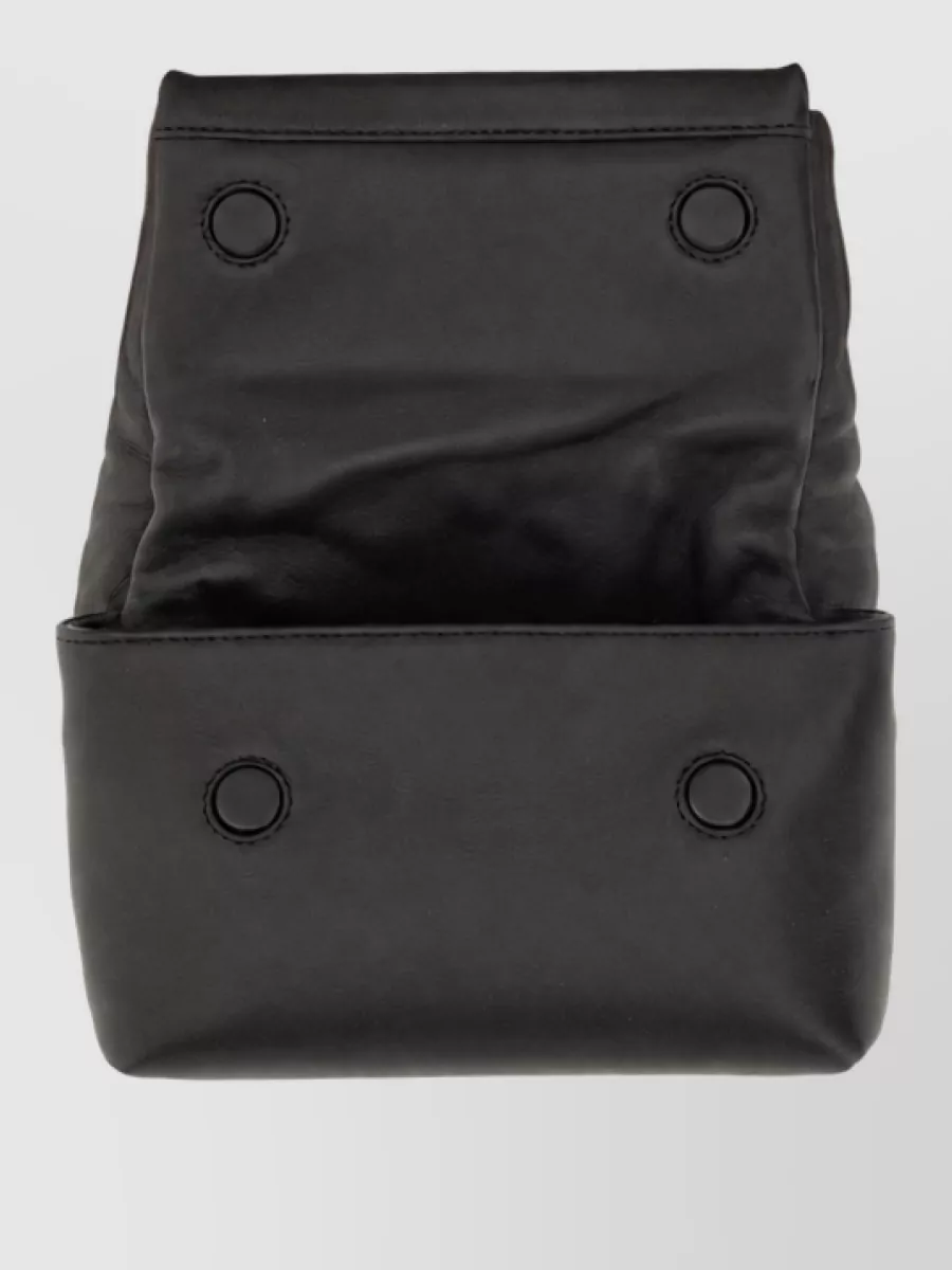 Jw Anderson Twister Leather Clutch Bag