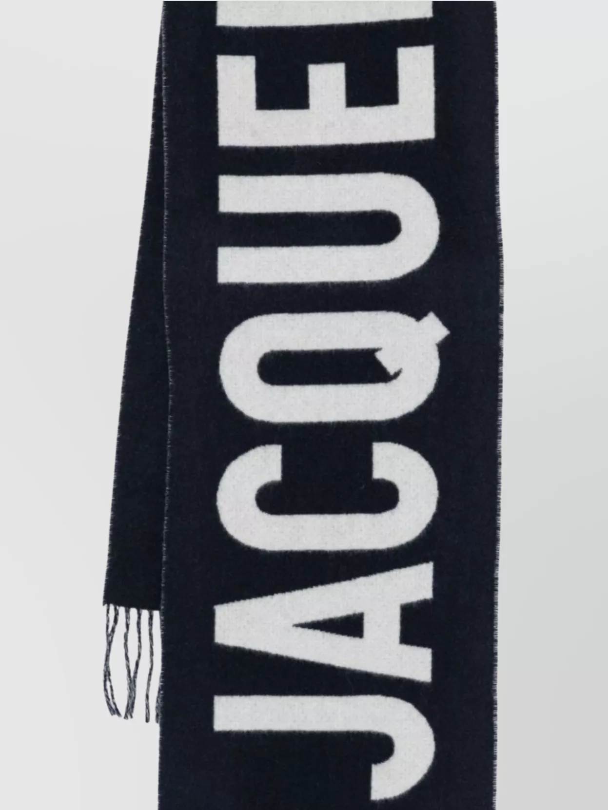 Jacquemus Fringed Wool Rectangular Scarf