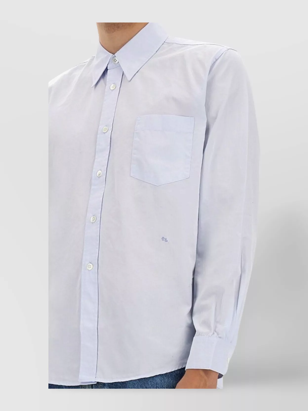 Our Legacy Timeless Button-Down Shirt With Pocket