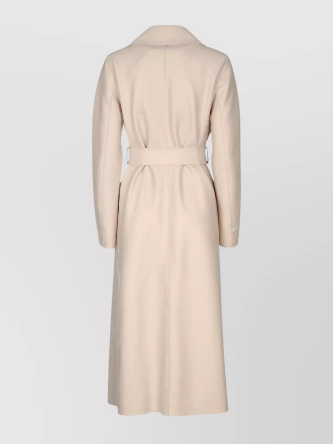 Harris Wharf London Women Long Maxi Coat Pressed Wool In Neutral