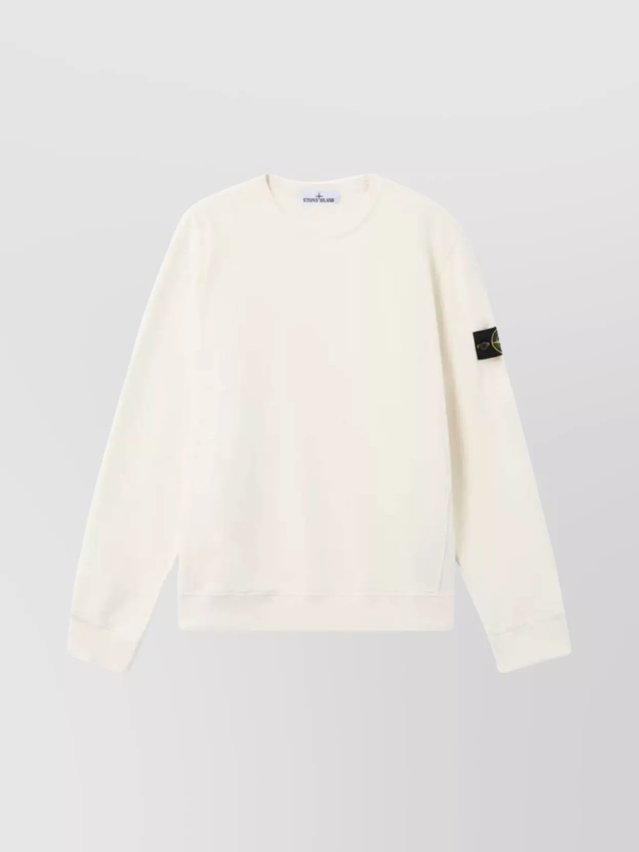 Stone Island Crew Neck Ribbed Sweatshirt