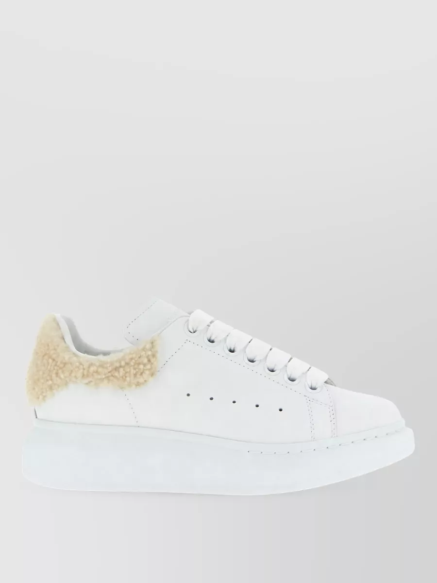 Mc Queen Leather Low-Top Sneakers
