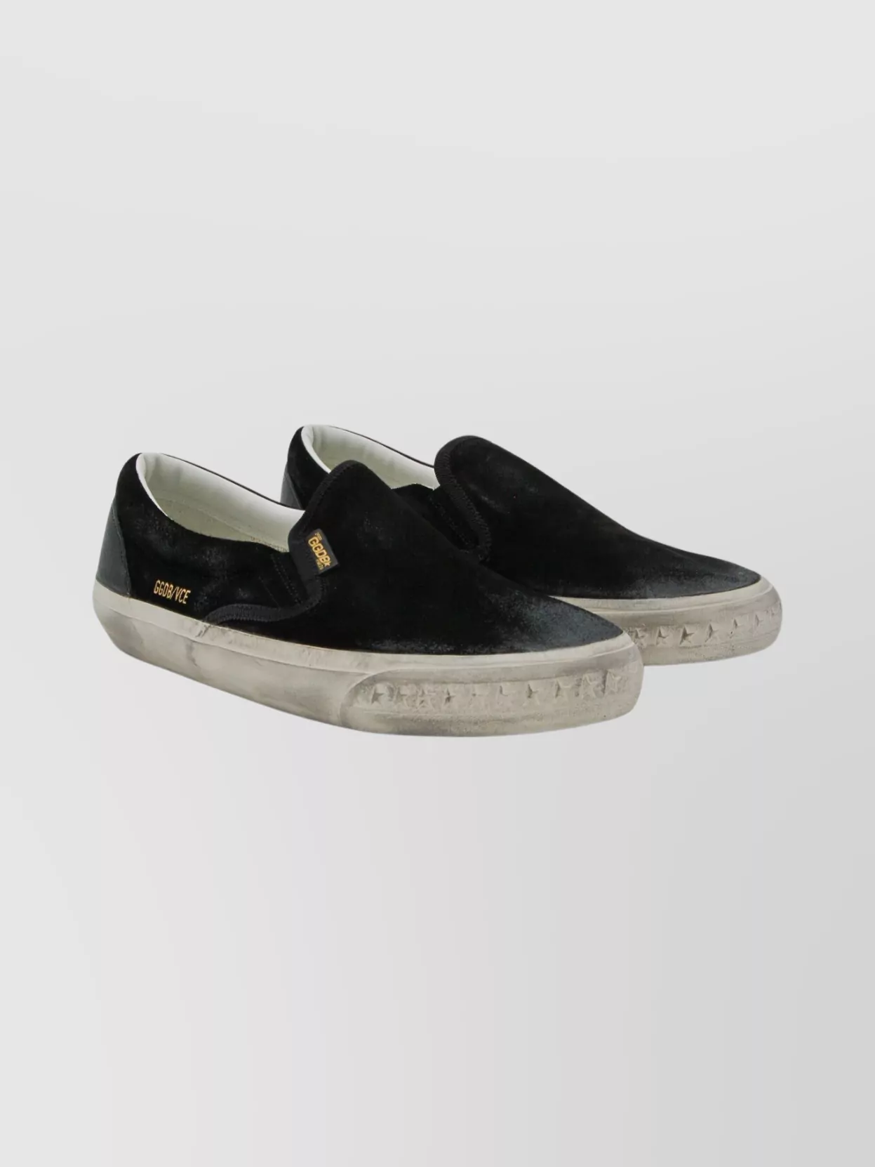 Golden Goose Velvet Slip-On Sneakers
