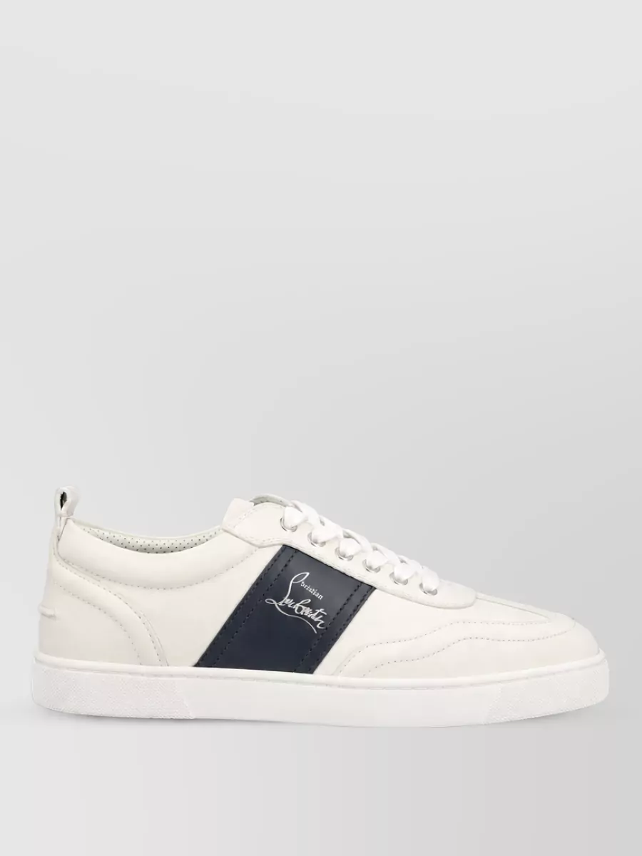 Christian Louboutin leather low top lace-up shoes