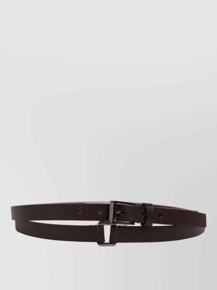 Dolce&Gabbana Leather Double Wrap Belt