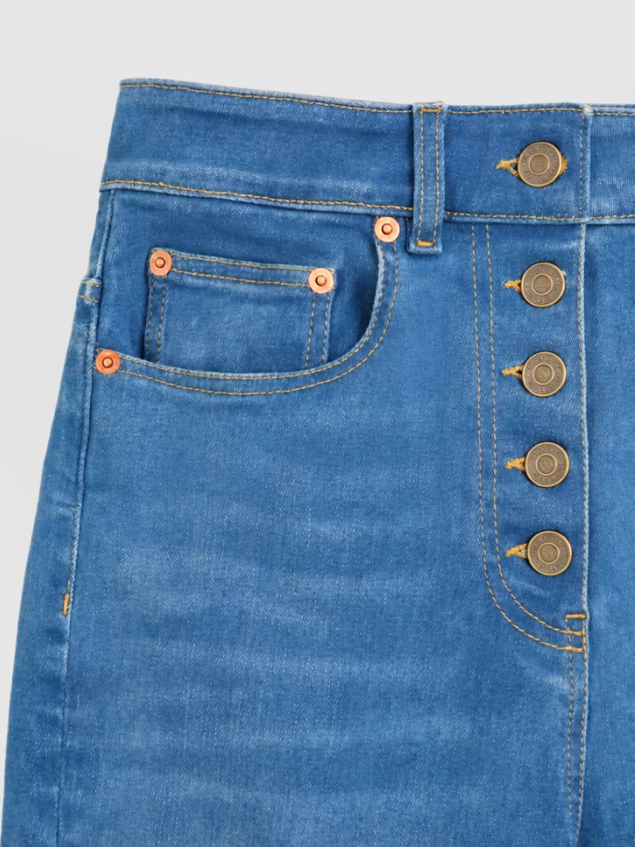 Valentino Floral-Lace Skinny Denim Jeans