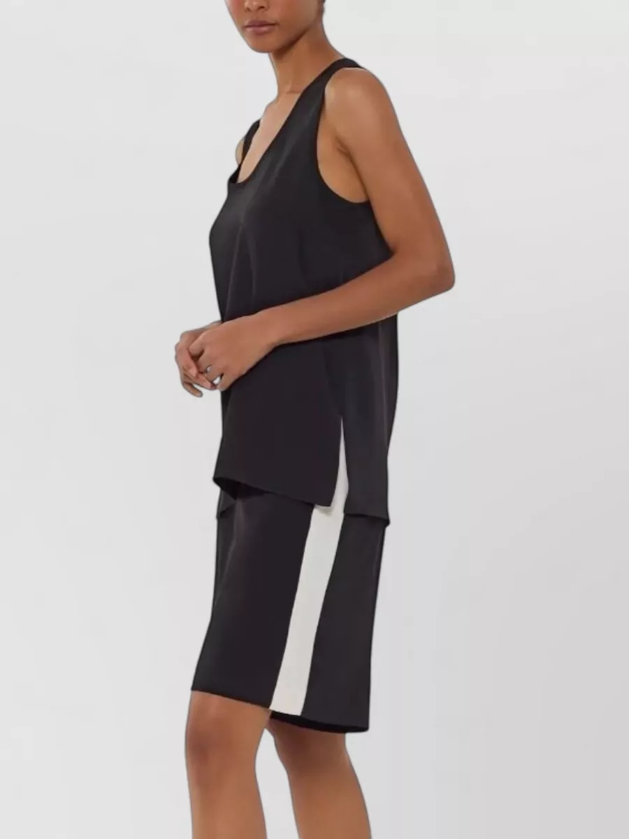Parosh Bicolour Bermuda Shorts