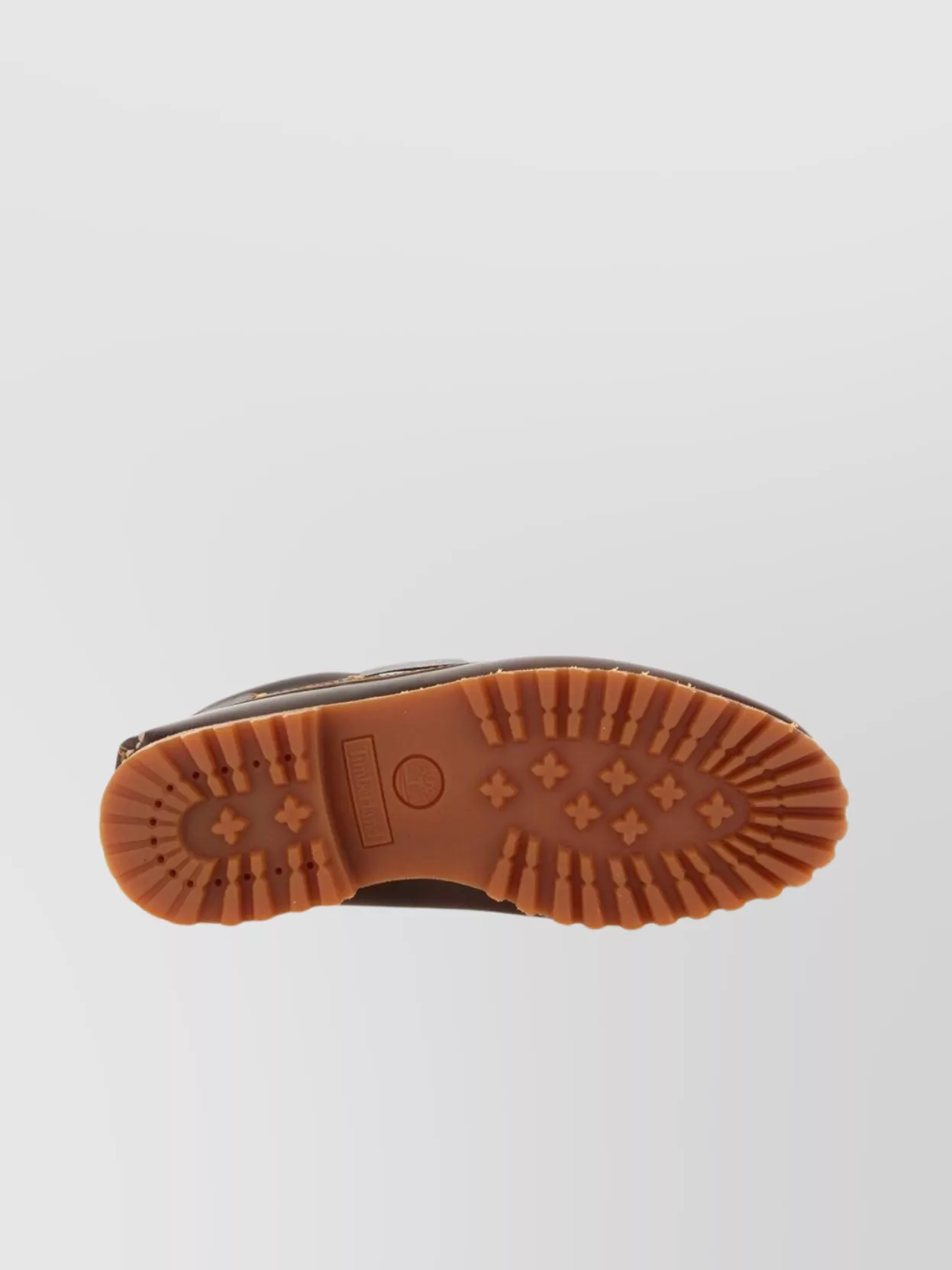 Timberland Moccasin Boat Leather Lug Stitching Eyelet