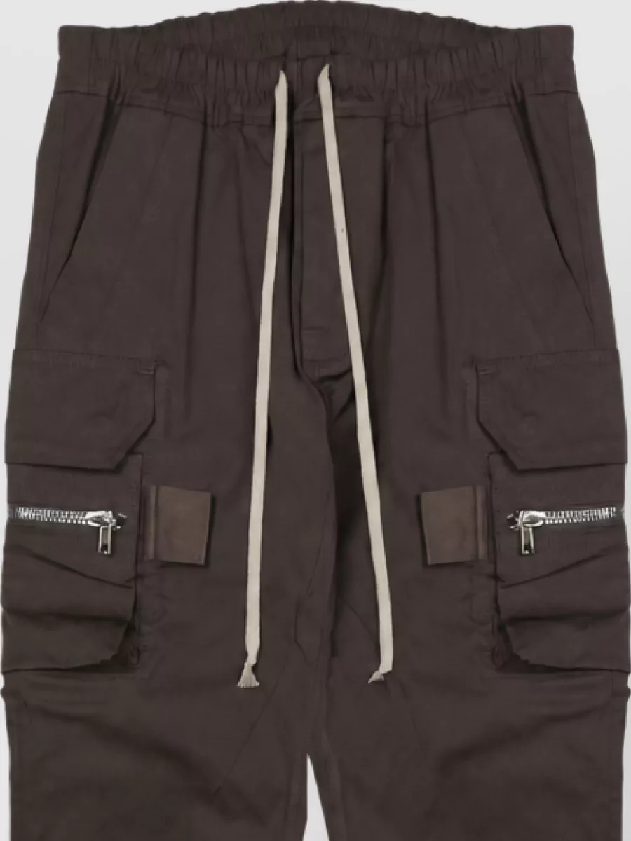 Rick Owens cotton cargo trousers