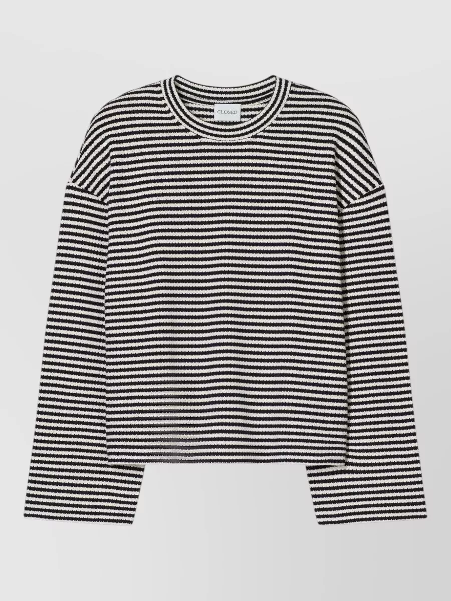 Closed Striped Cotton Long-Sleeve T-Shirt