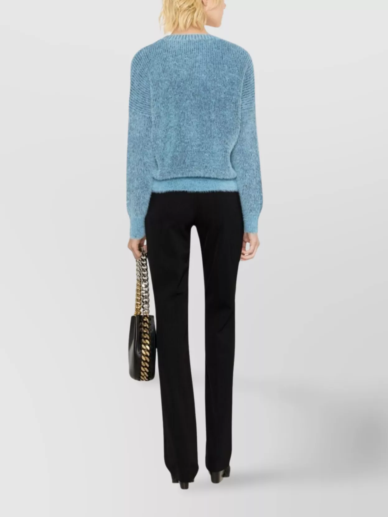Stella Mccartney Slim Flared Trousers Belt Loops