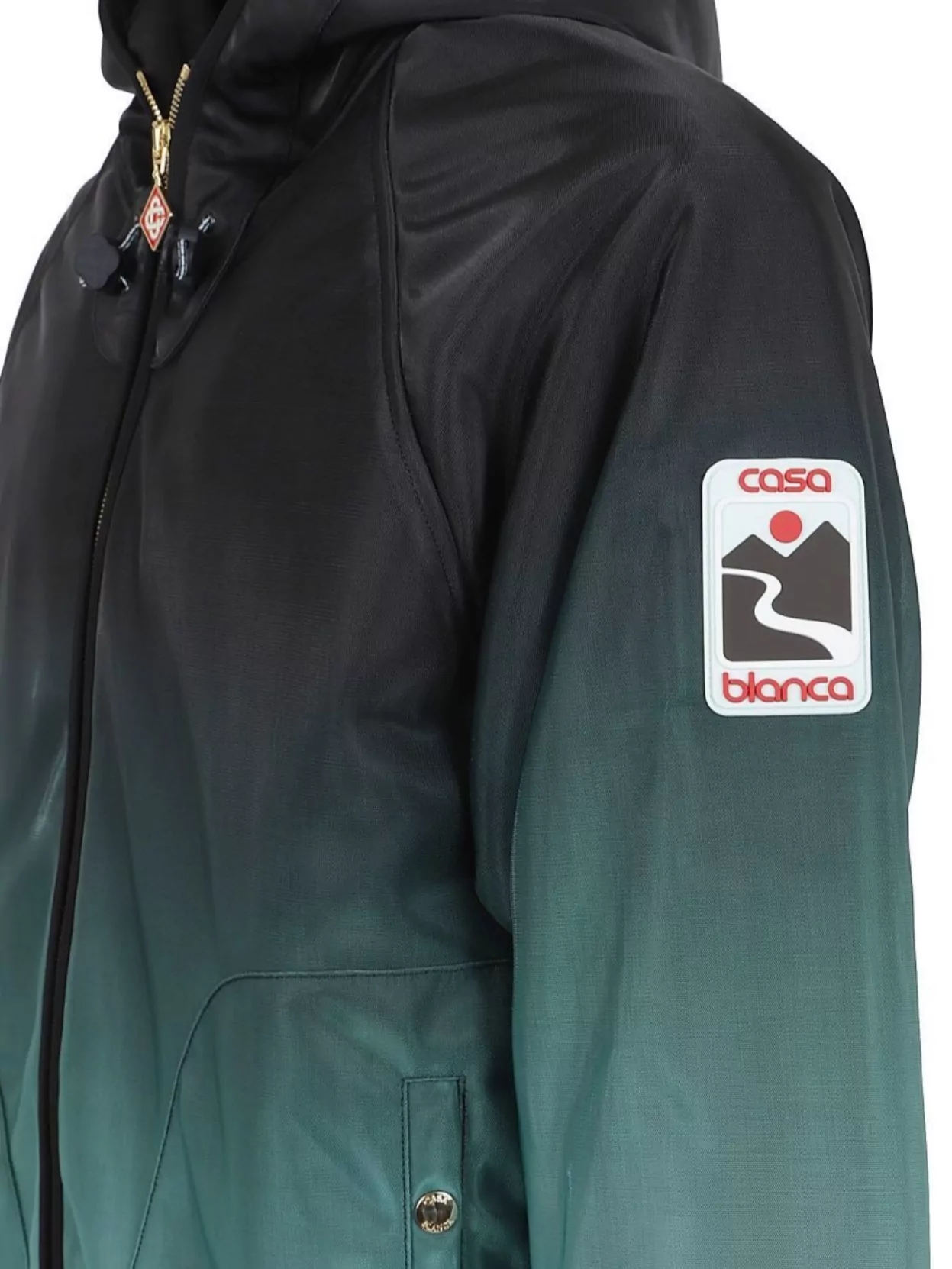 Casablanca Versatile Hooded Jacket Side Pockets