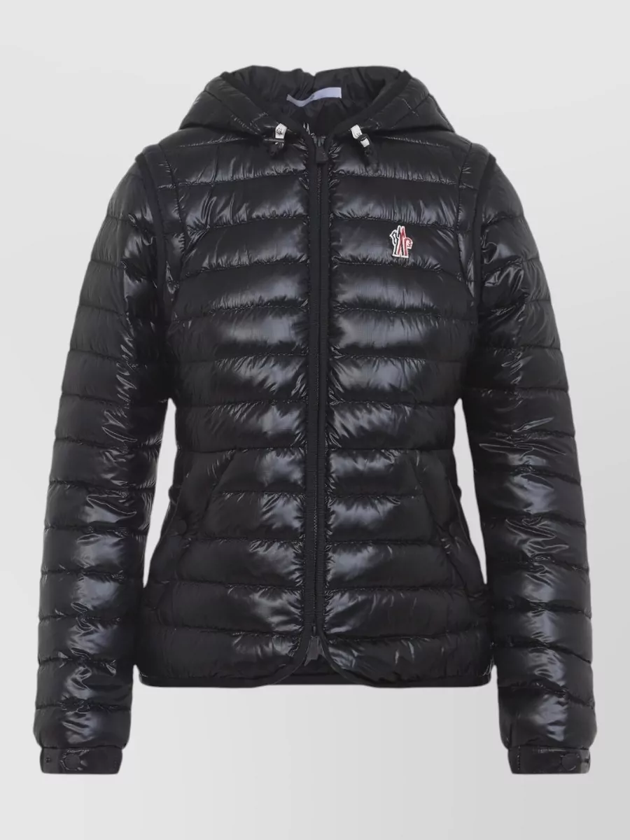 Moncler Grenoble Down Quilted Hooded 2-In-1 Puffer Jacket