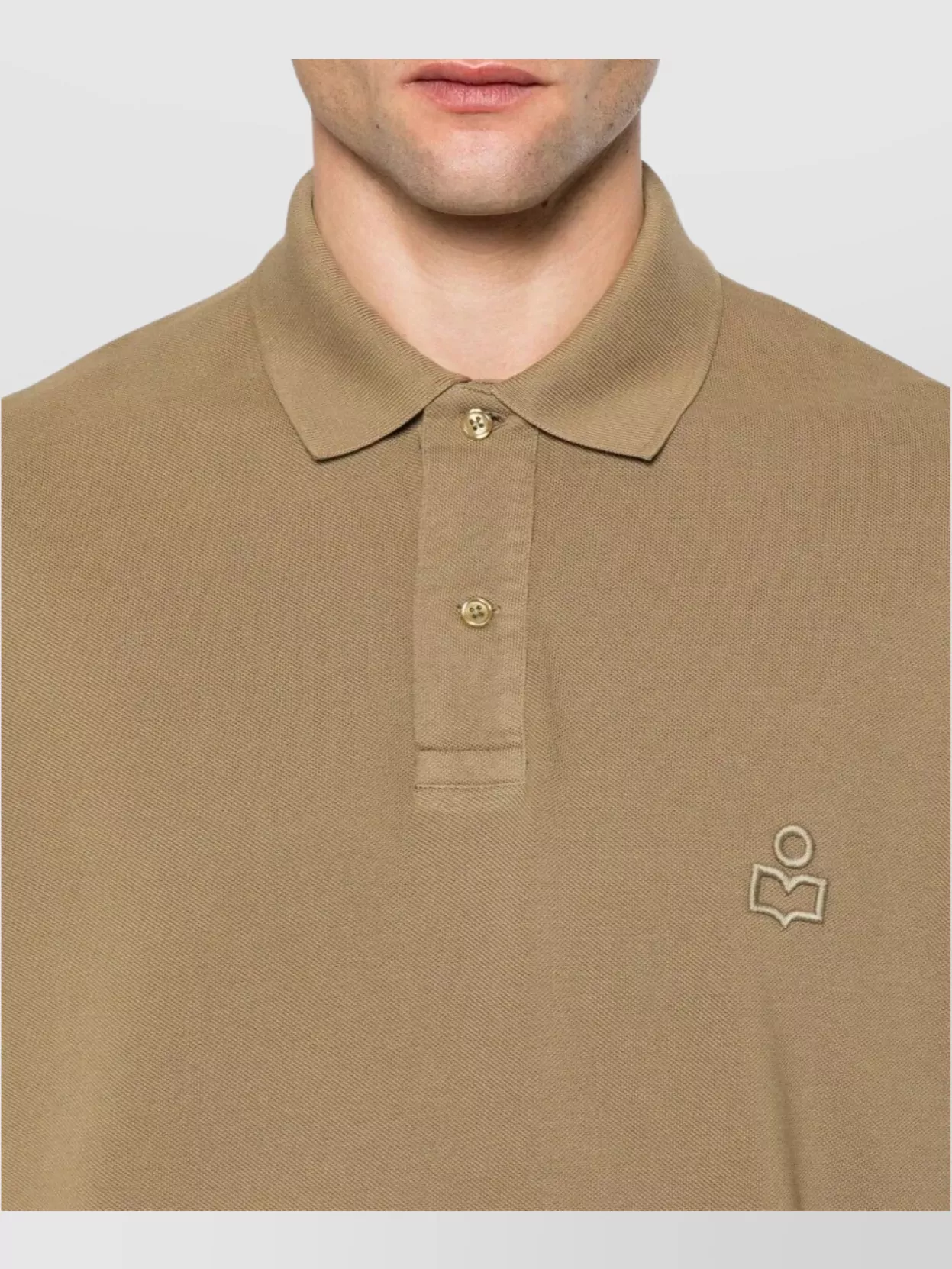 Isabel Marant Plastron Collar Polo Shirt With Elasticated Hems