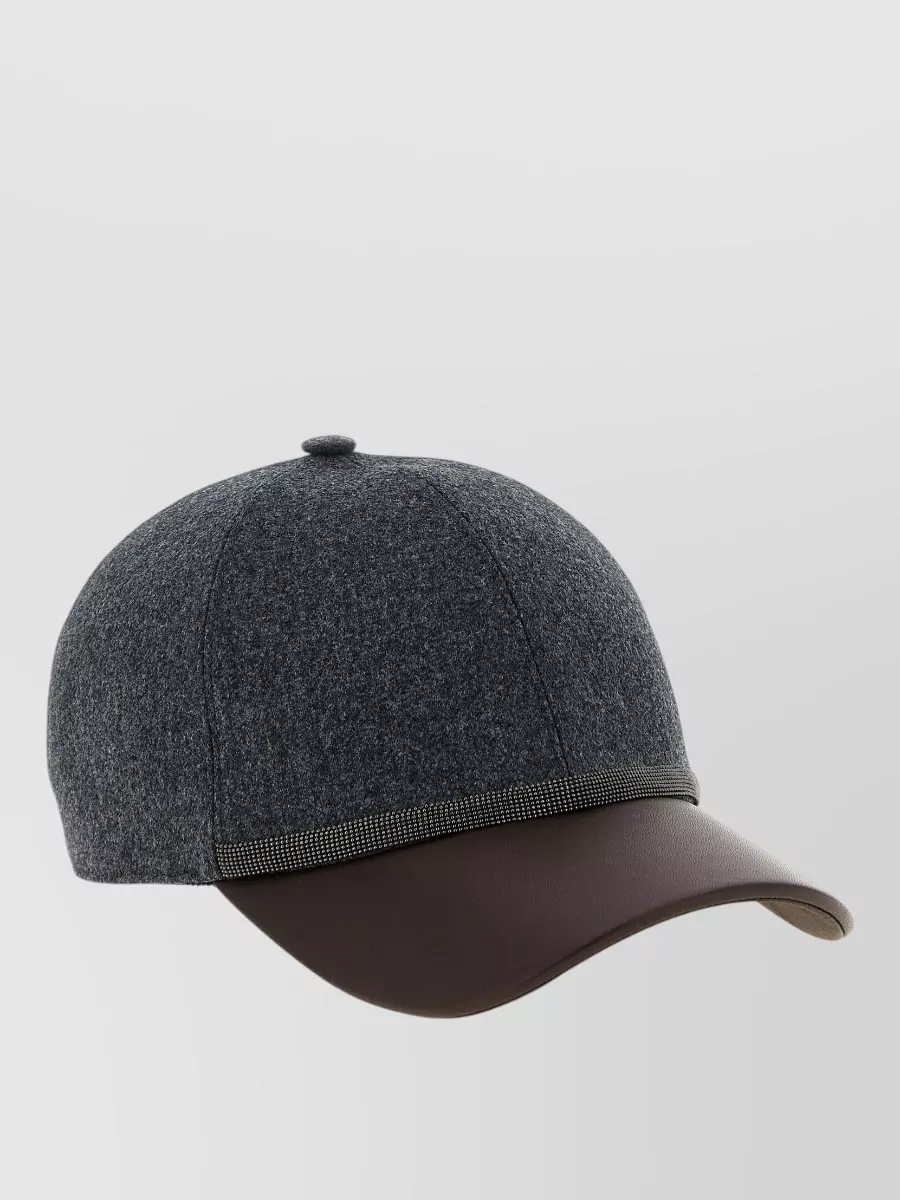 Brunello Cucinelli Virgin Wool Baseball Cap