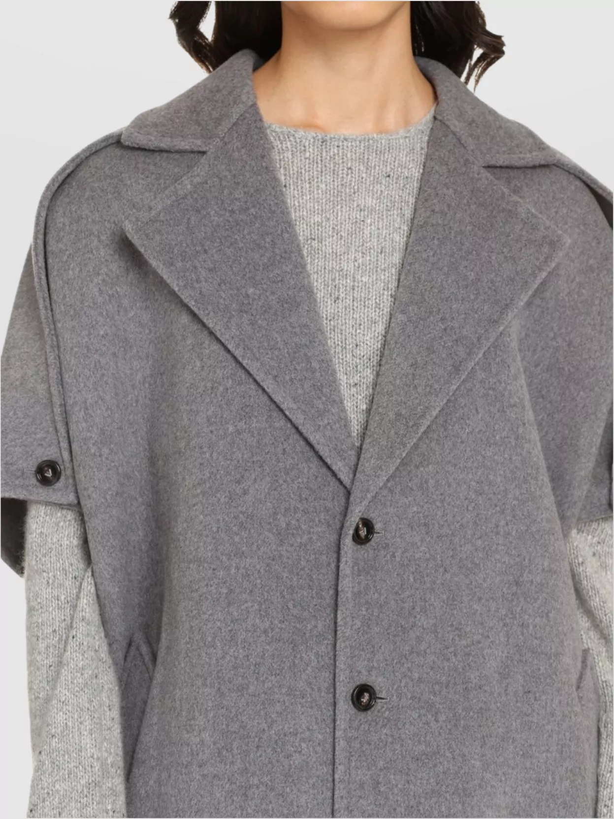 Bottega Veneta Wool Cashmere Single-breasted Coat
