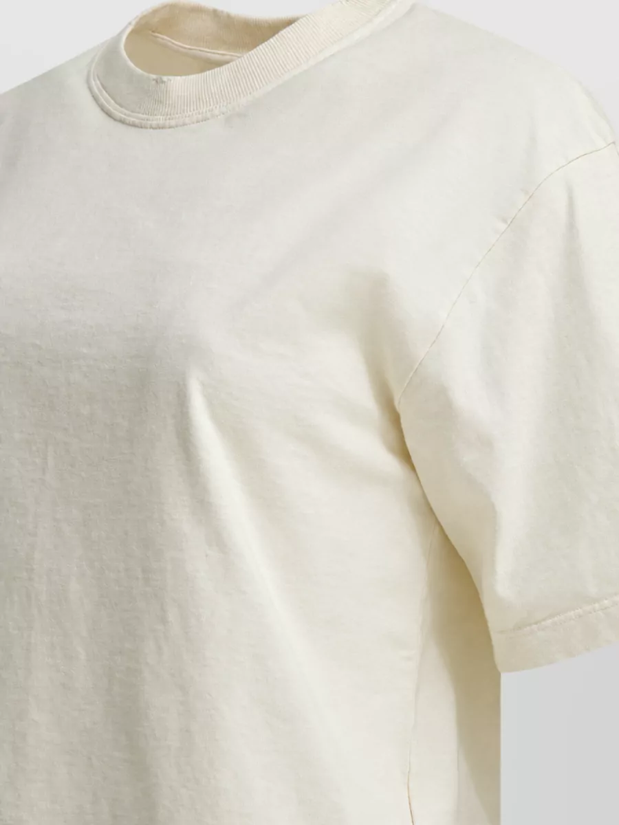 Golden Goose Cotton Crew Neck Logo Print T-Shirt