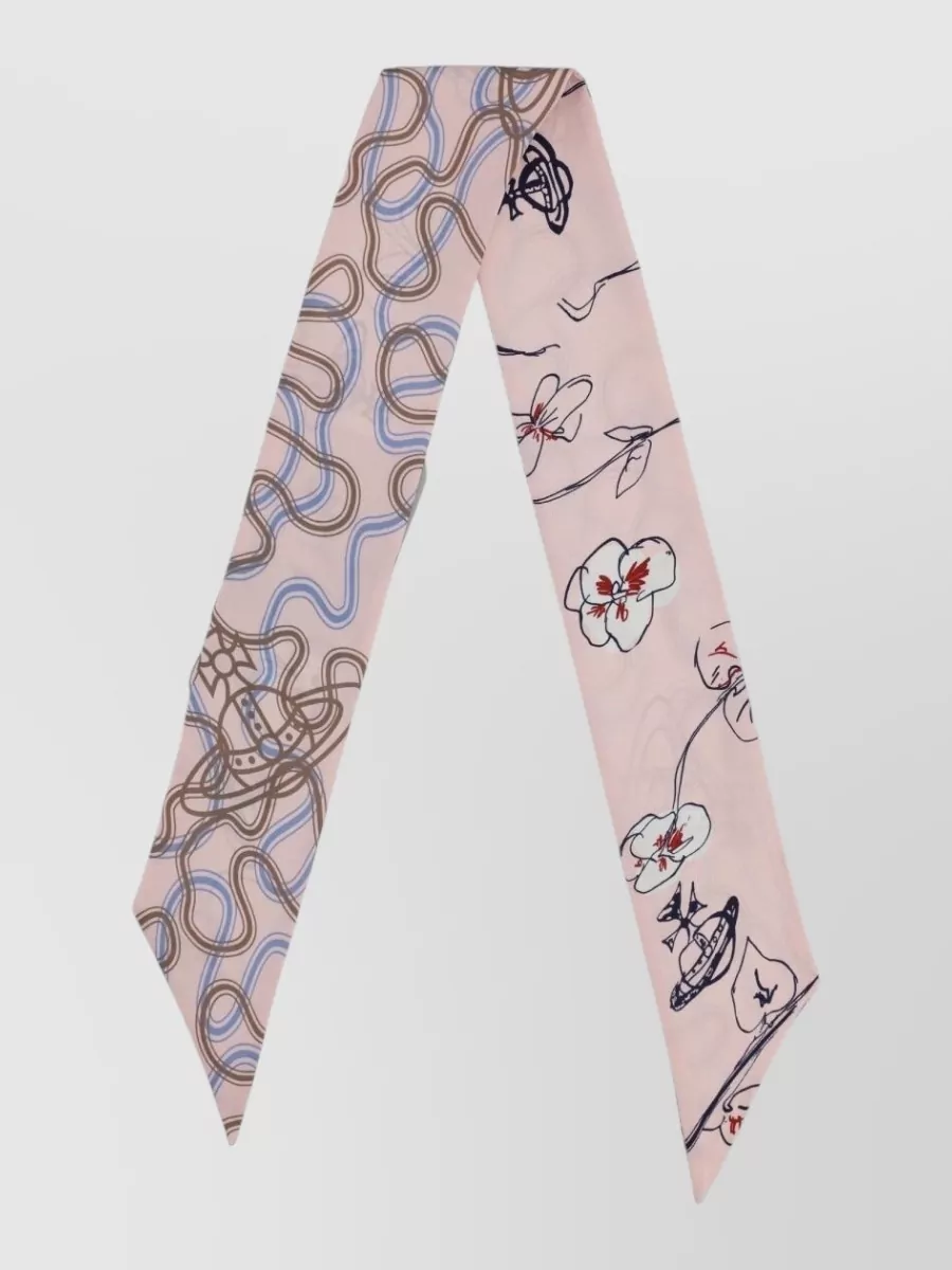 Vivienne Westwood silk floral-print tie