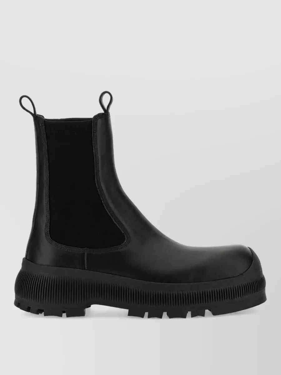 Jil Sander Leather Chelsea Boots