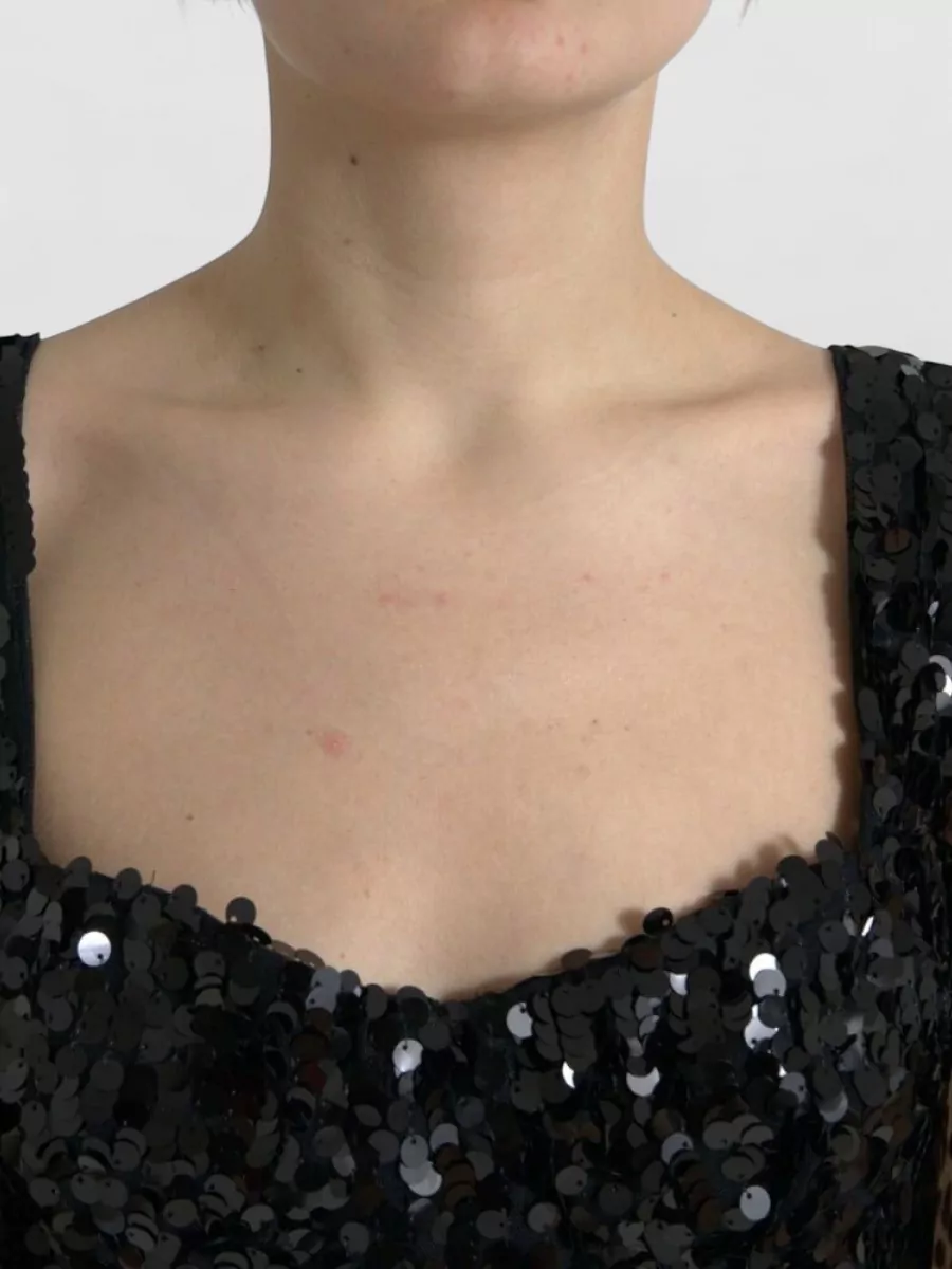 Dolce&Gabbana Silk Leopard-Print Sequined Tiered Maxi Dress