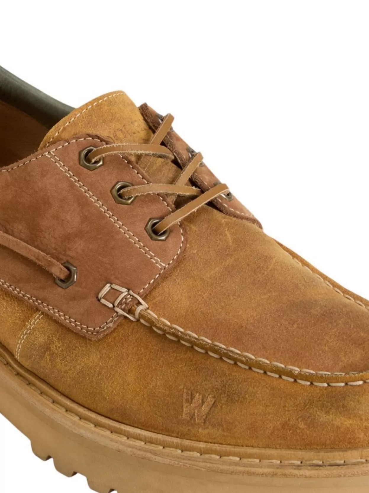 Woolrich Nubuck Brogues Featuring Contrast Stitching