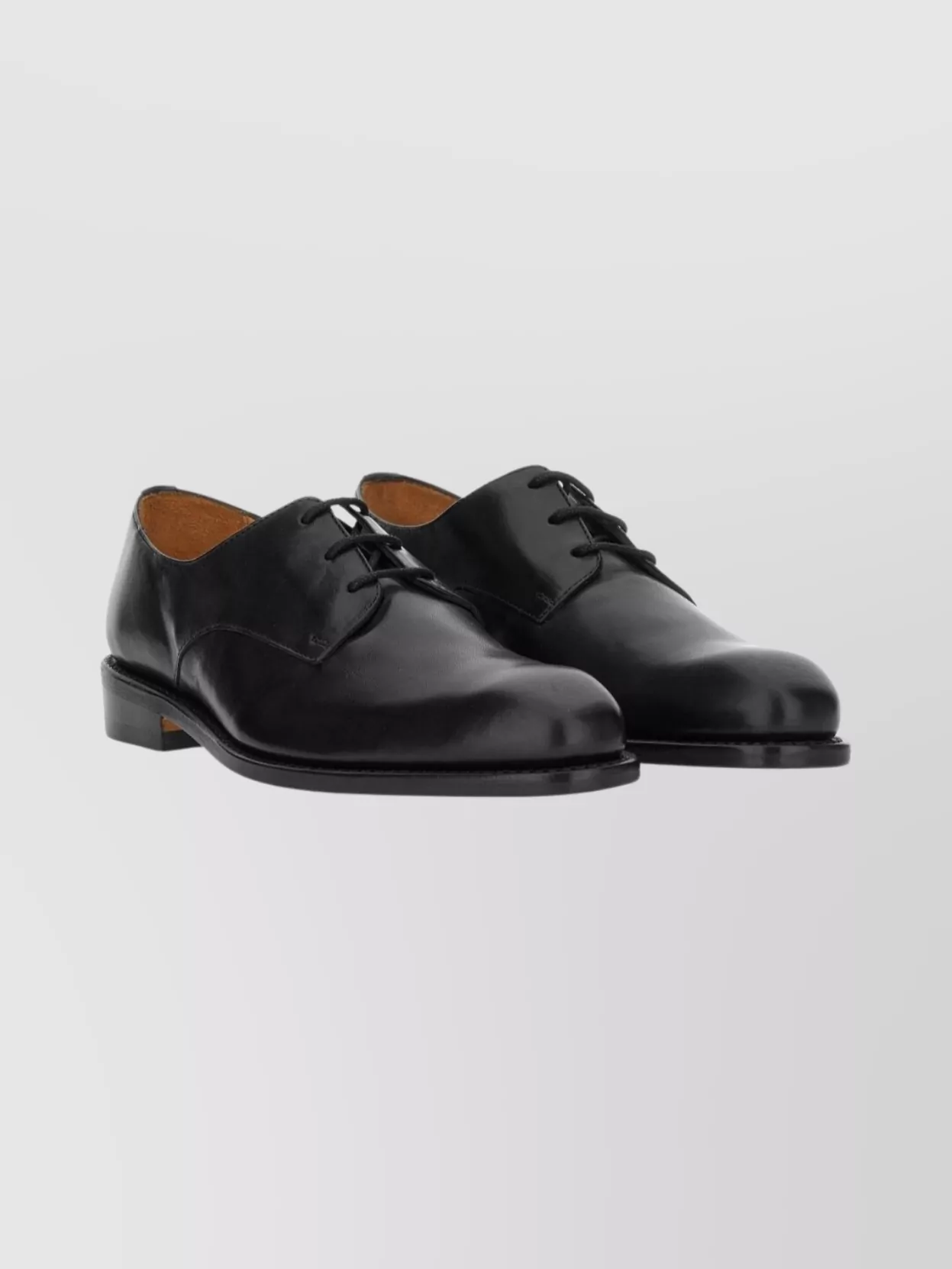 Our Legacy Leather Round Toe Loafers Karasu Model In Black