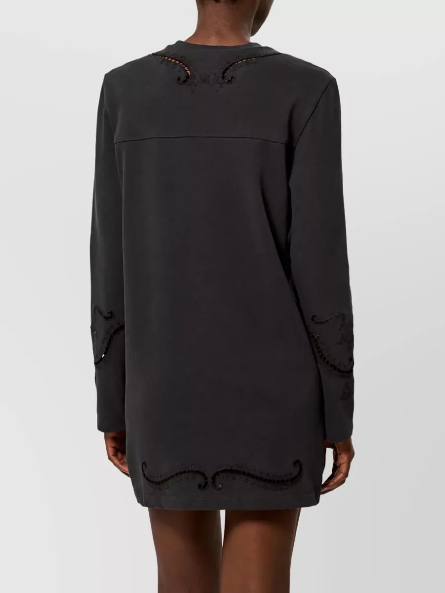 Isabel Marant Etoile Cotton Broderie Anglaise Tunic Dress