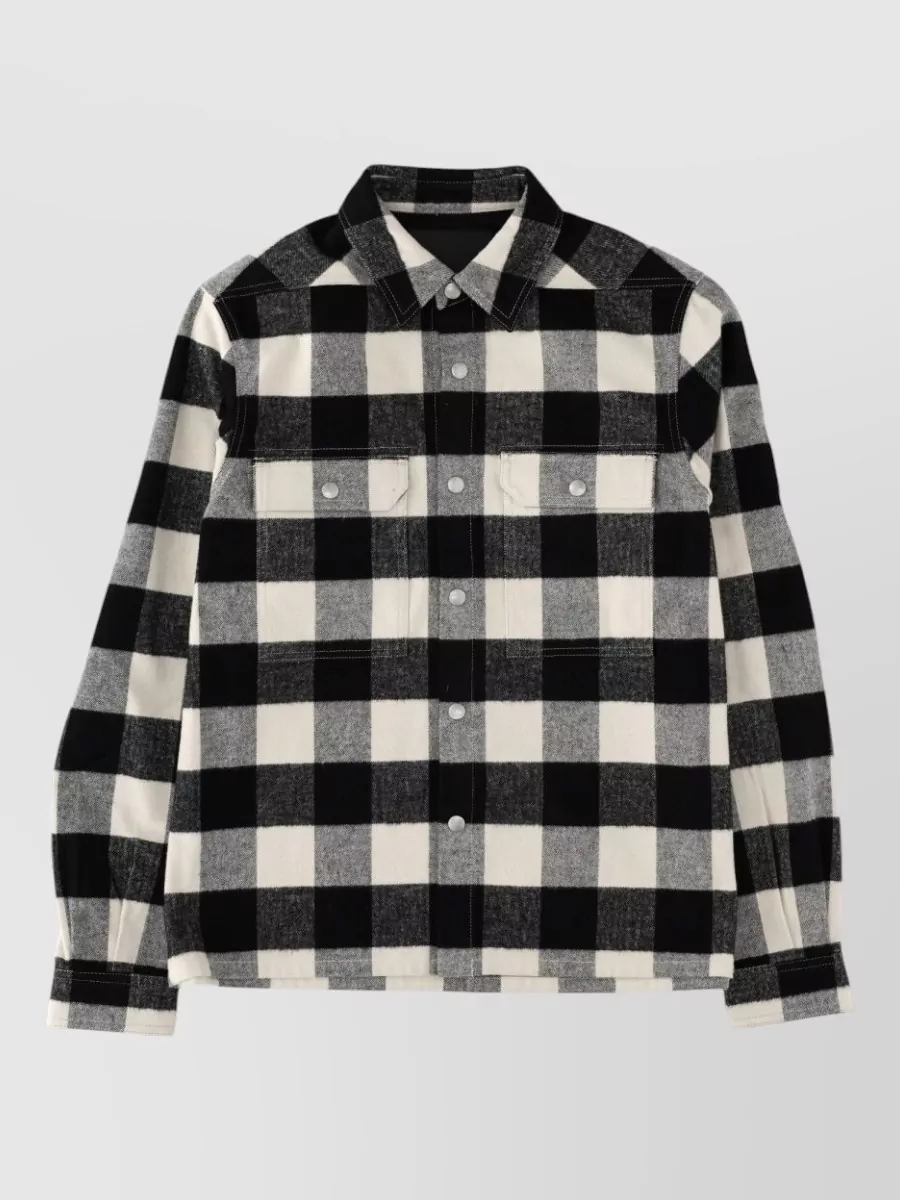 Rick Owens Drkshdw cotton shirt jacket