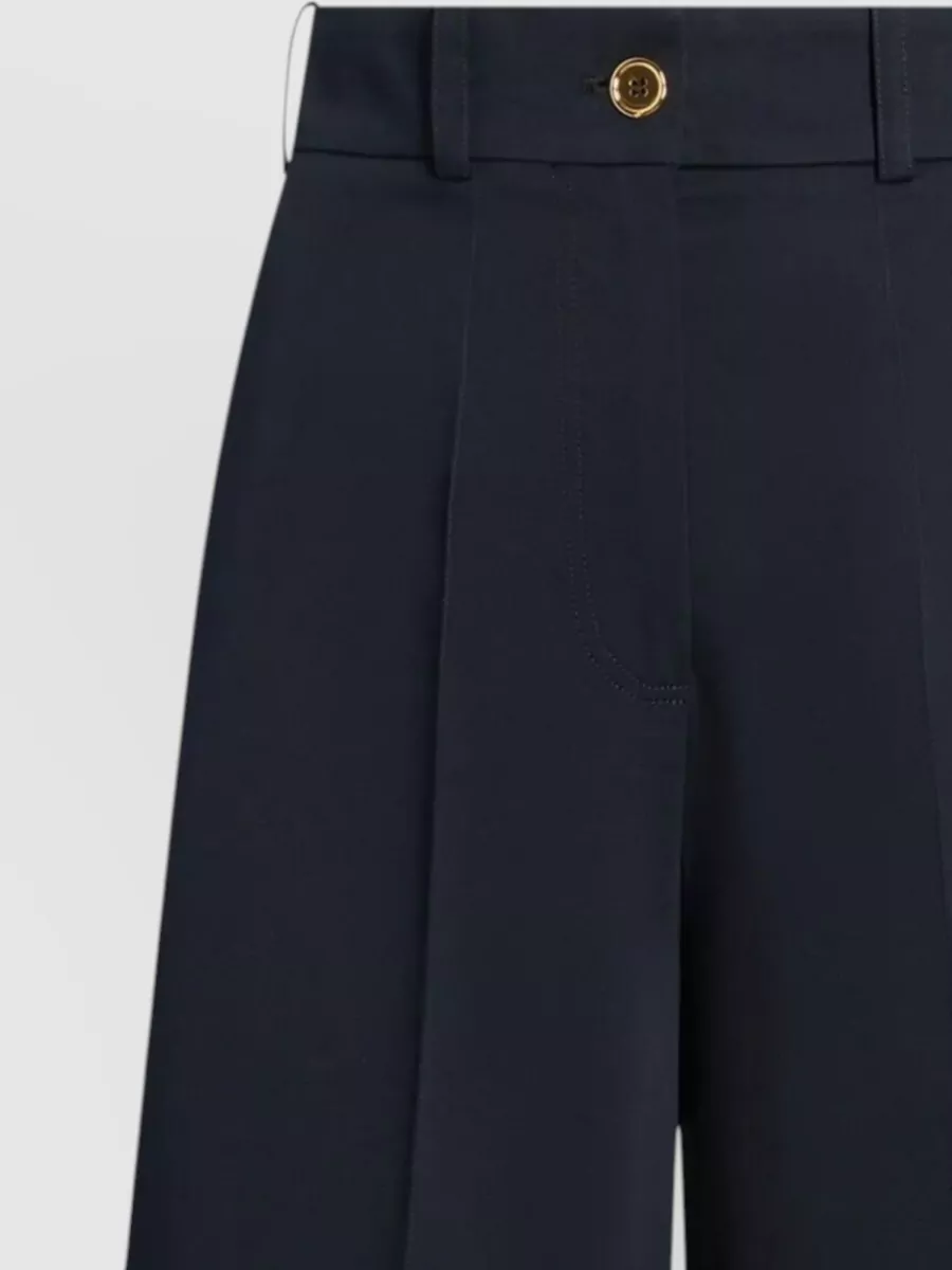 Patou Cotton Knee-Length Bermuda Shorts