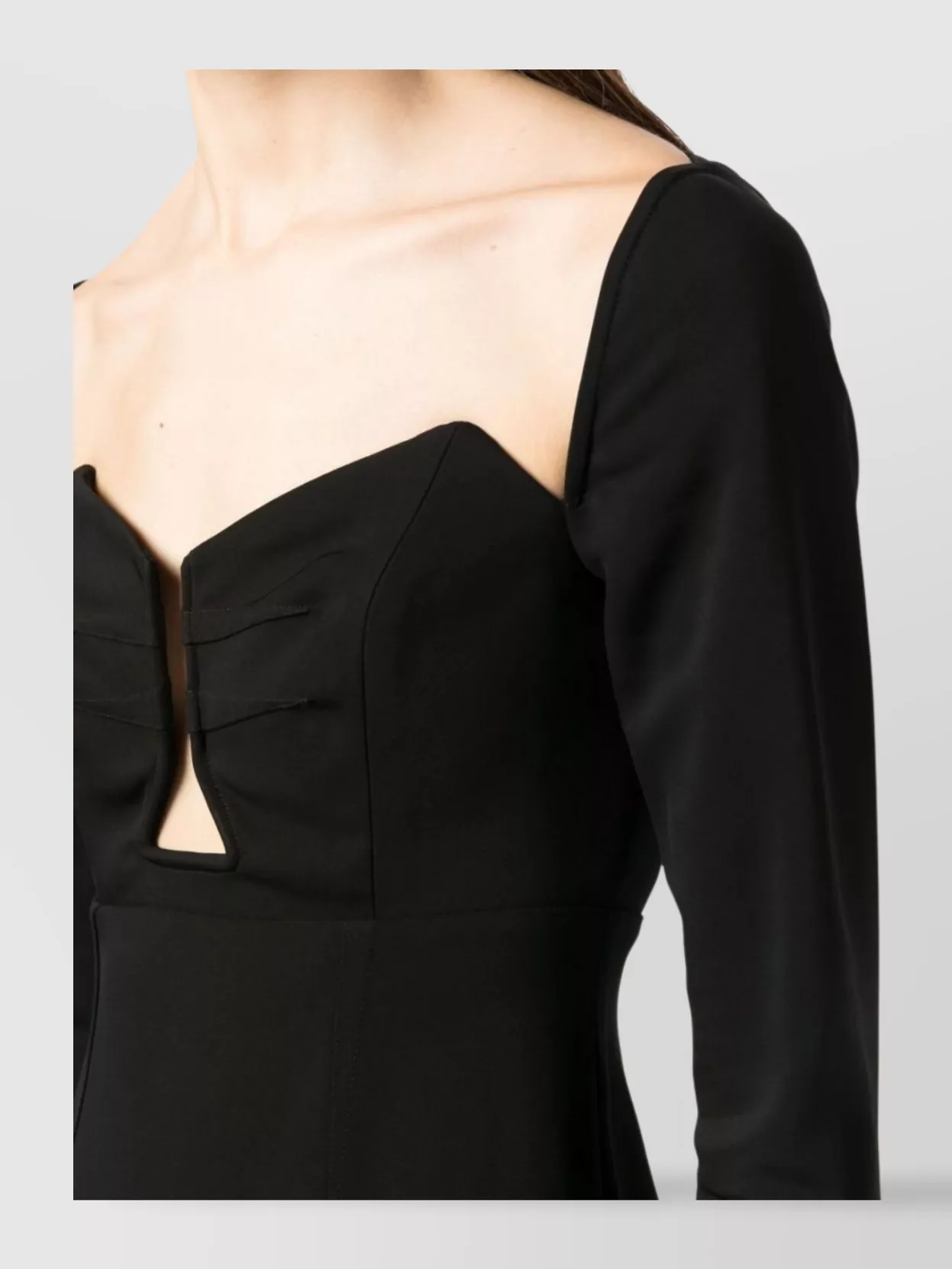 Roland Mouret Cut-out Cady Maxi Dress With Fitted Silhouette