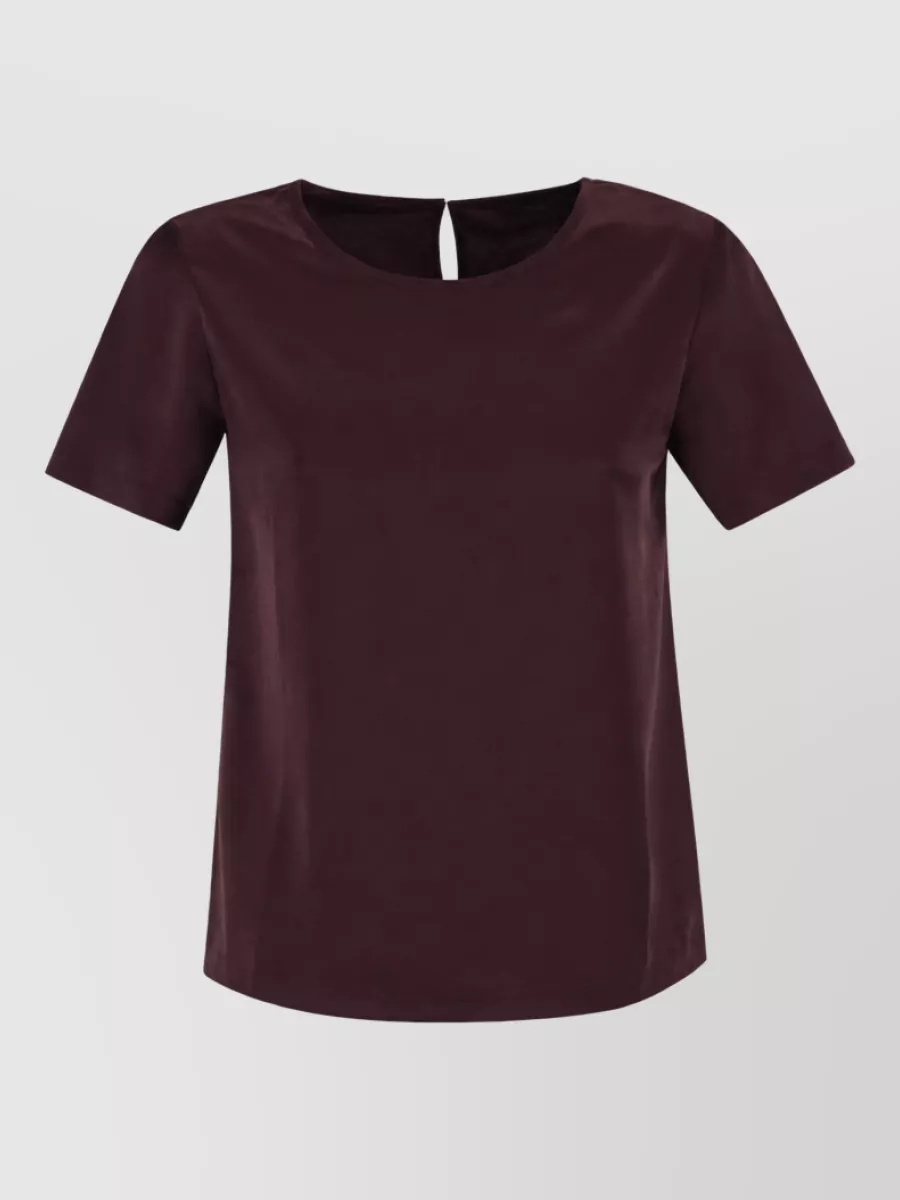 Weekend Max Mara satin jersey t-shirt