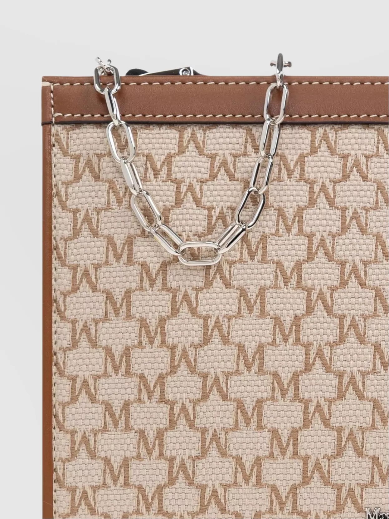 Max Mara Rectangular Clutch Bag Chain Strap