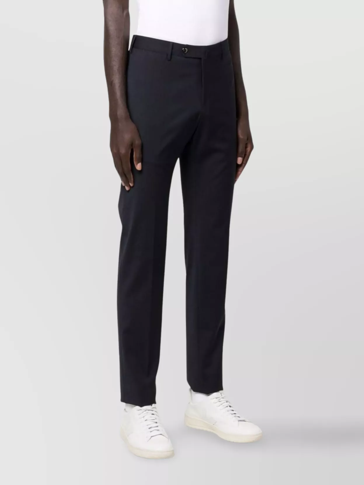 Pt Torino Tailored Trousers With Pockets And Loops