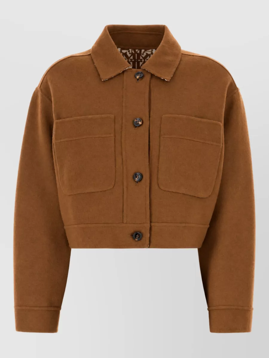 Max Mara Cashmere blend reversible coat