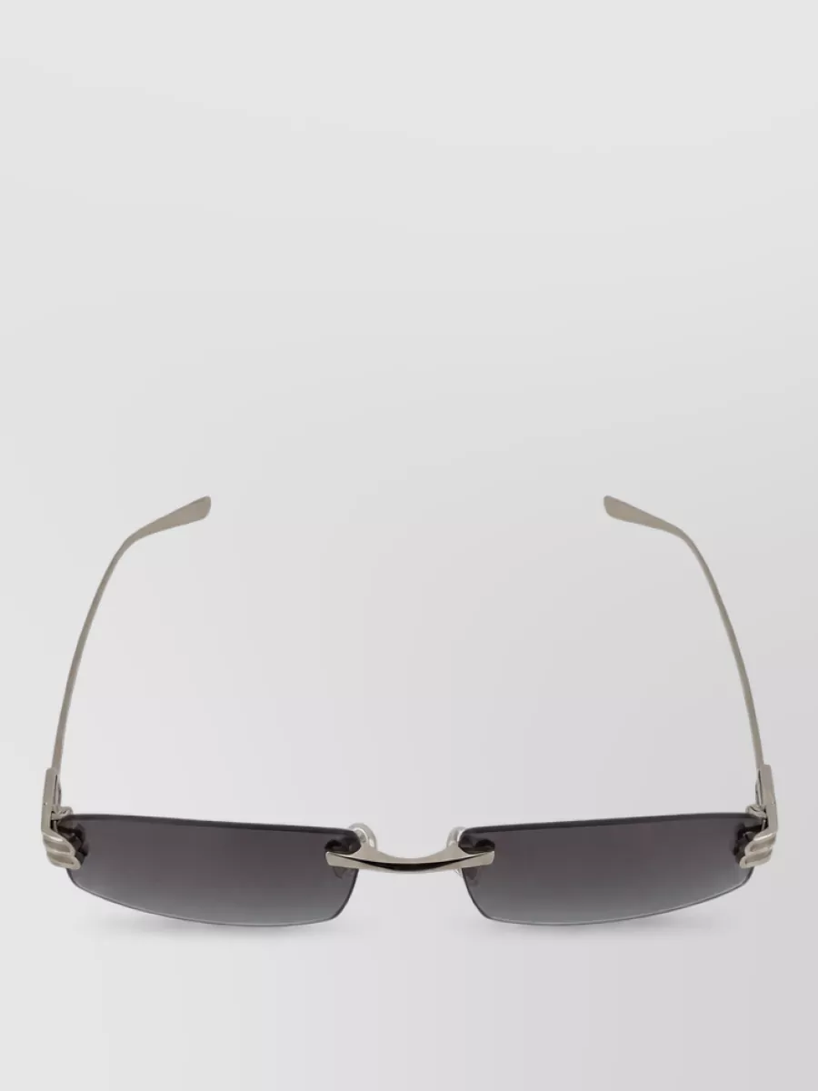 Balenciaga metal square sunglasses