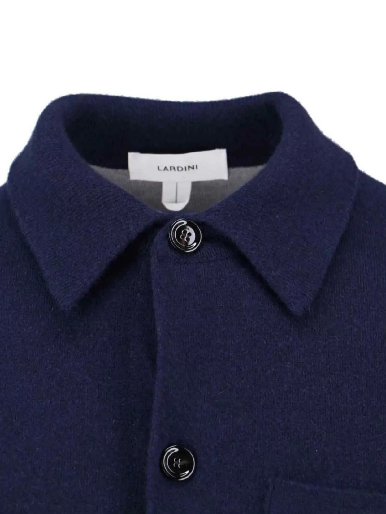 Lardini Relaxed Fit Jacket With Collar And Pockets