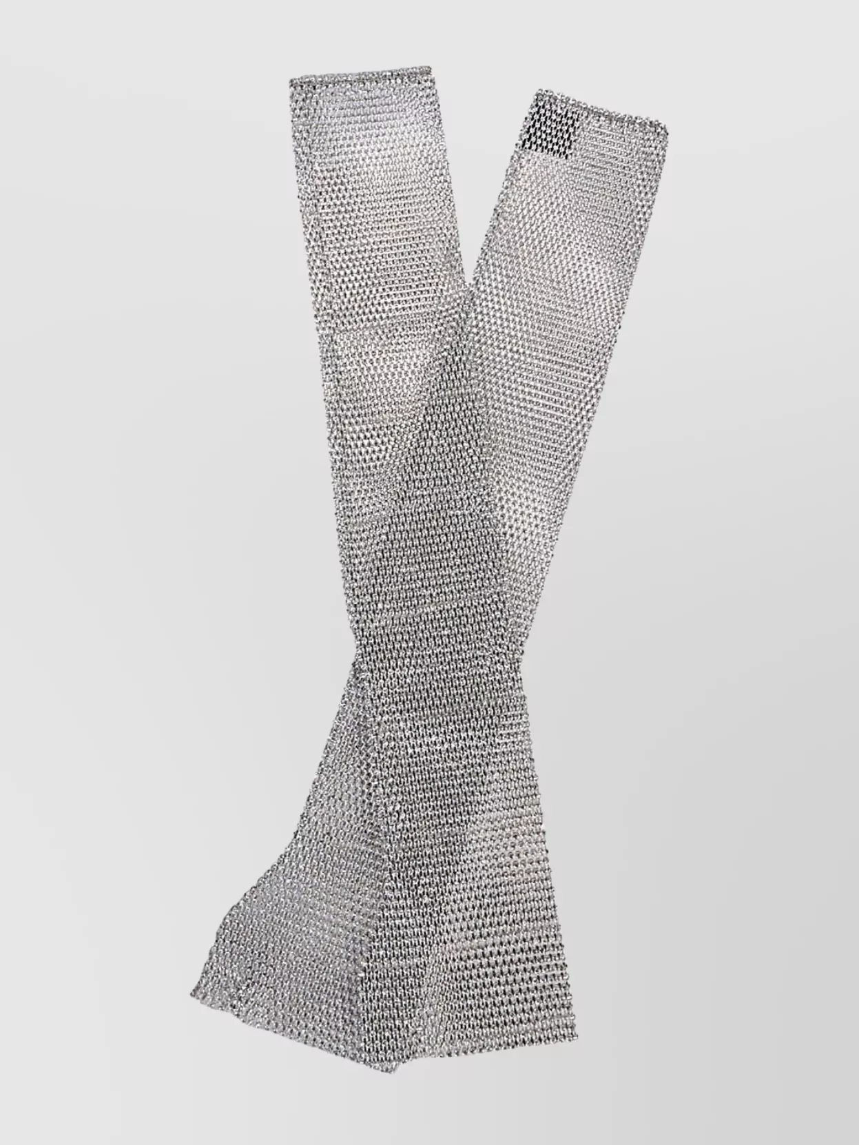 Santa Brands Chainmail Long Gloves Metallic Finish