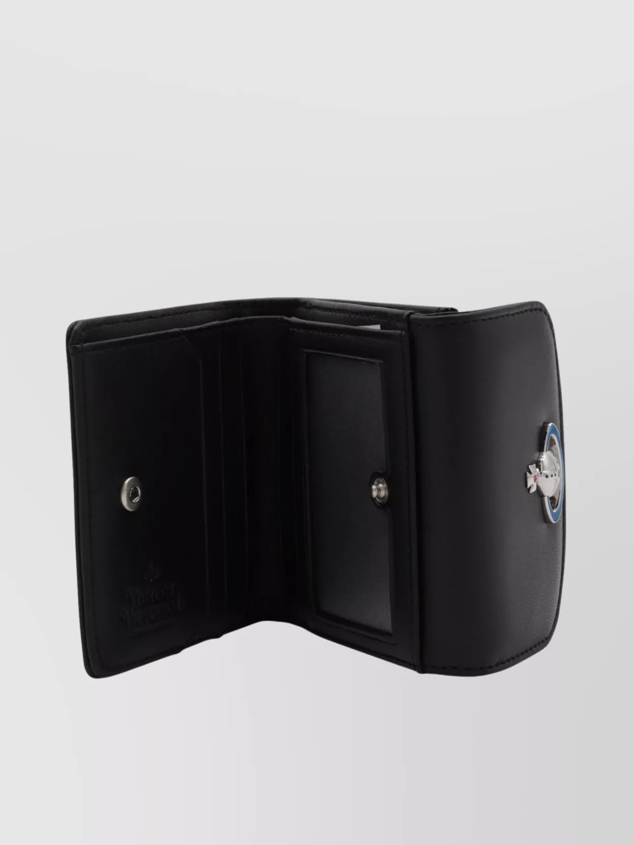 Vivienne Westwood Logo Detail Snap Button Wallets