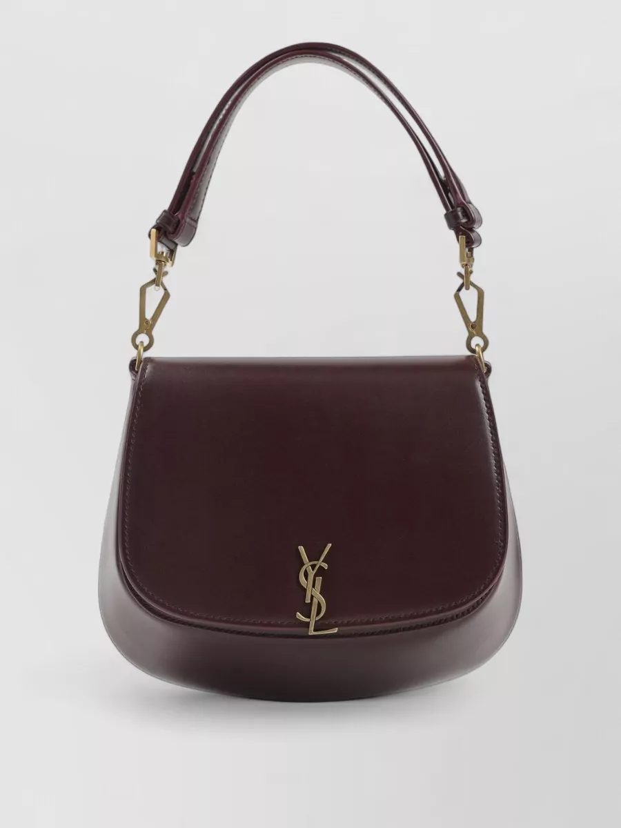 Saint Laurent Voltaire Shoulder Bag Gold Tone Hardware Top Handle