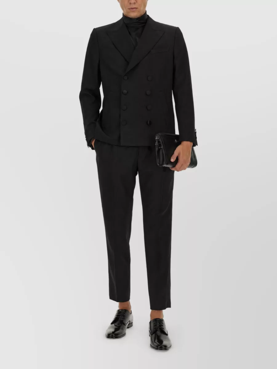 Dolce&Gabbana Wool Silk Tailored Trousers